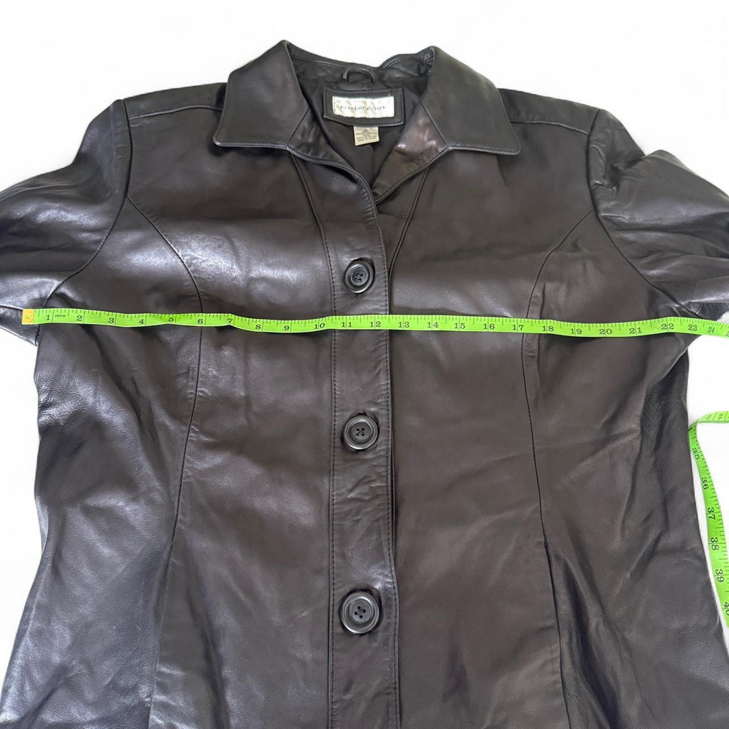 1990’s Genuine Lamb Skin Preston & York Leather Jacket