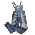 Rue21 Blue Denim Patchwork Overalls Size 3/4