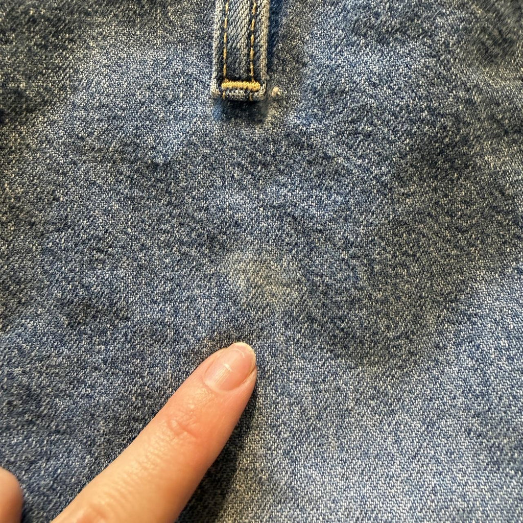 Fragile Jean Co Union Jack Mini Denim Skirt