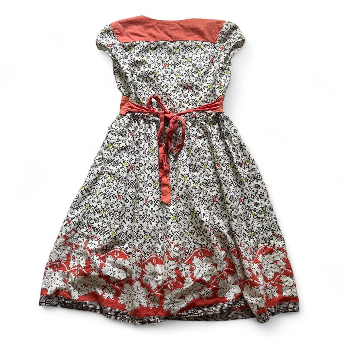 Minuet Floral Tie Detail Dress Y2K Cottagecore Coquette