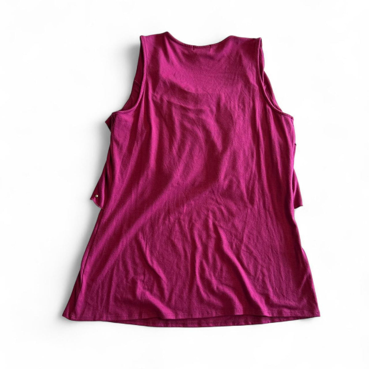 Cocomo Y2K Inspired Beaded Rhinestone Detail Ruffle Tank Top Fairycore Girly