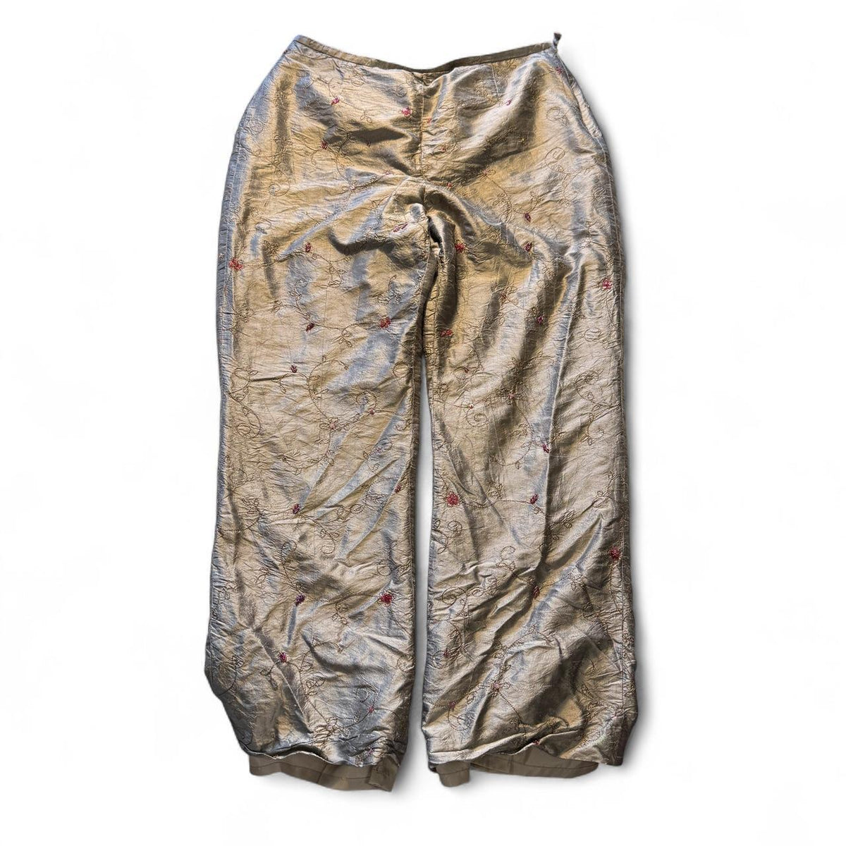 Yves Cassette Depeche Mode Vintage Sequin Silk Trousers