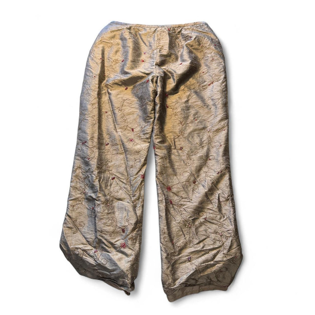 Yves Cassette Depeche Mode Vintage Sequin Silk Trousers