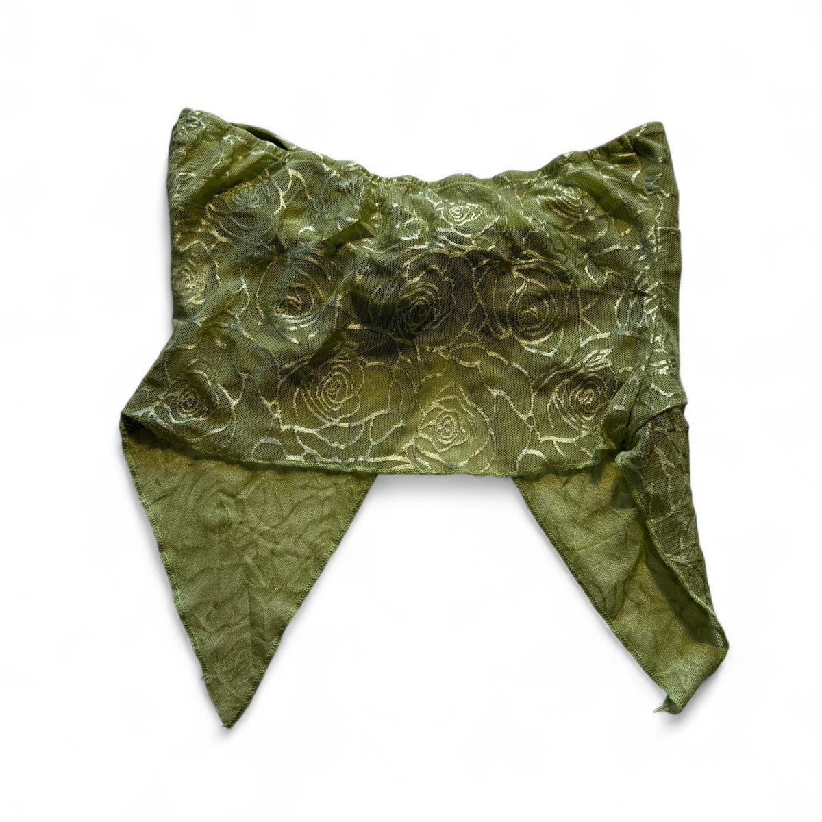 Fairycore Green Crop Top Whimsical