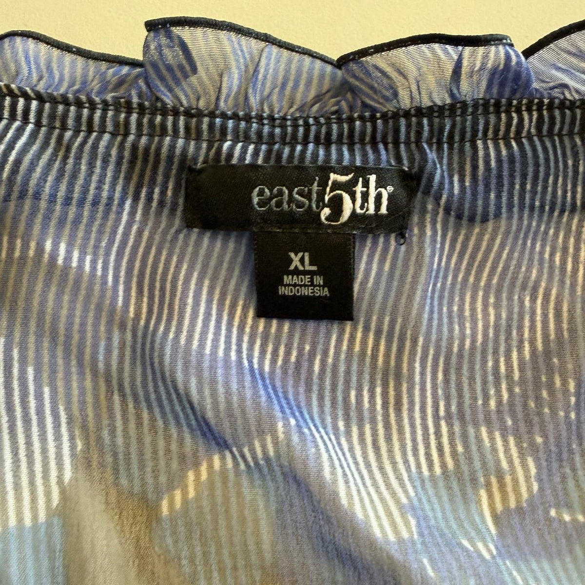 East 5th Whimsical Sheer Frilly Coquette Blouse