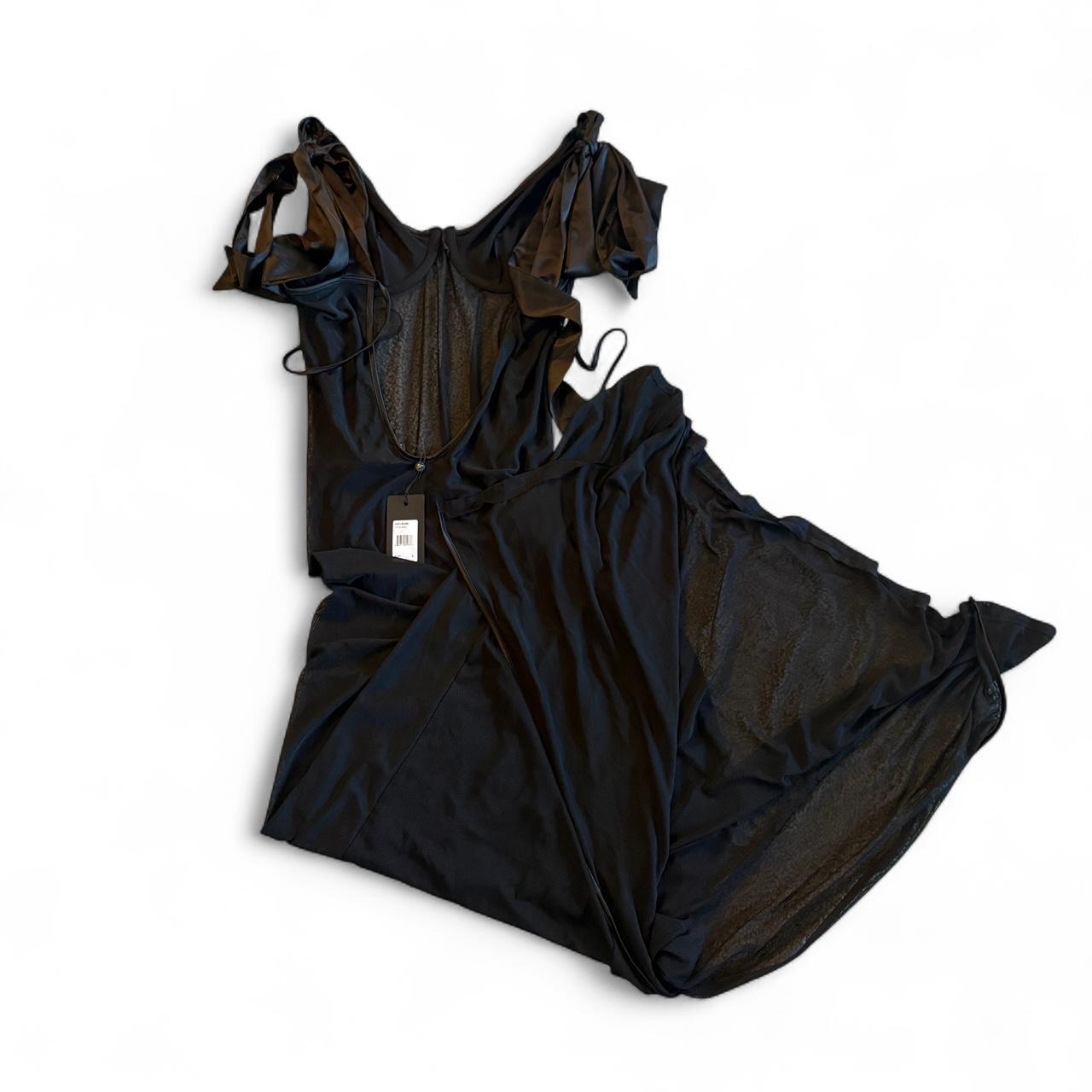 NWT Rare Frederick’s of Hollywood Sheer Melrose Maxi Dress