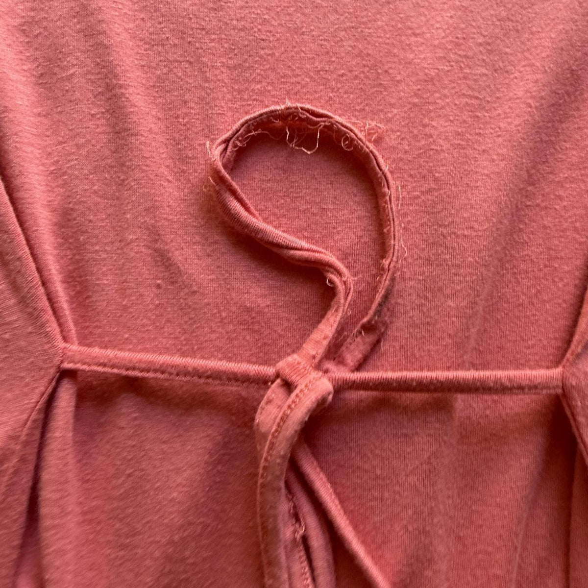 Linea Domani Pink Princess Inspired Blouse with Tie-Back Detail Beaded Pearls