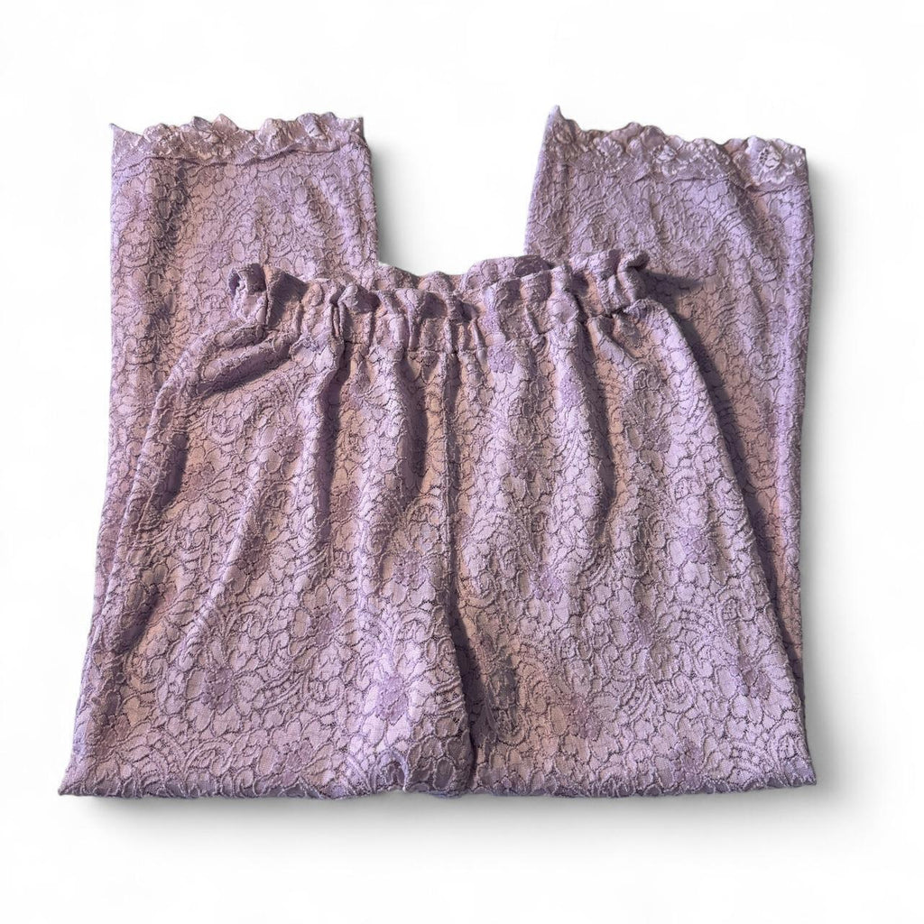 Free People Intimates Lilac Lace Trousers Sz Small