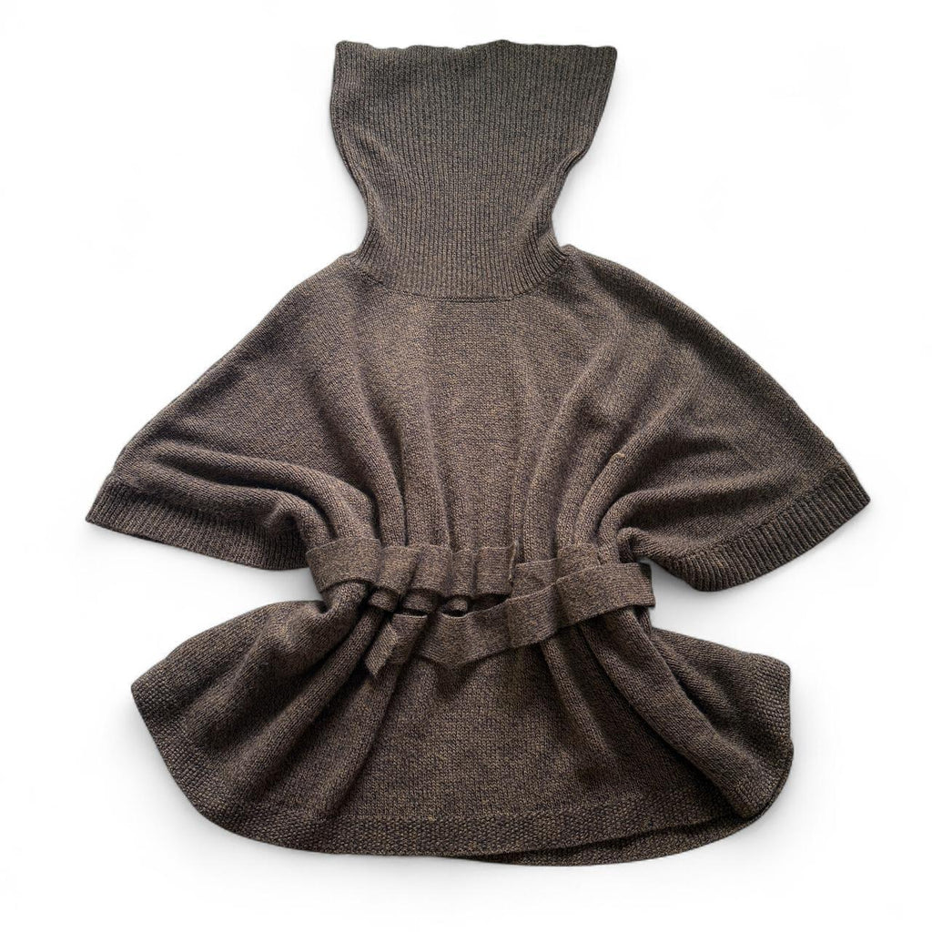 H&M Belted Knit Tunic Turtleneck Sweater Dress