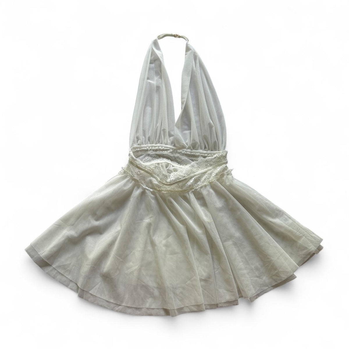 White Lace Babydoll Sheer Lingerie Top Chemise Bridal Sexy