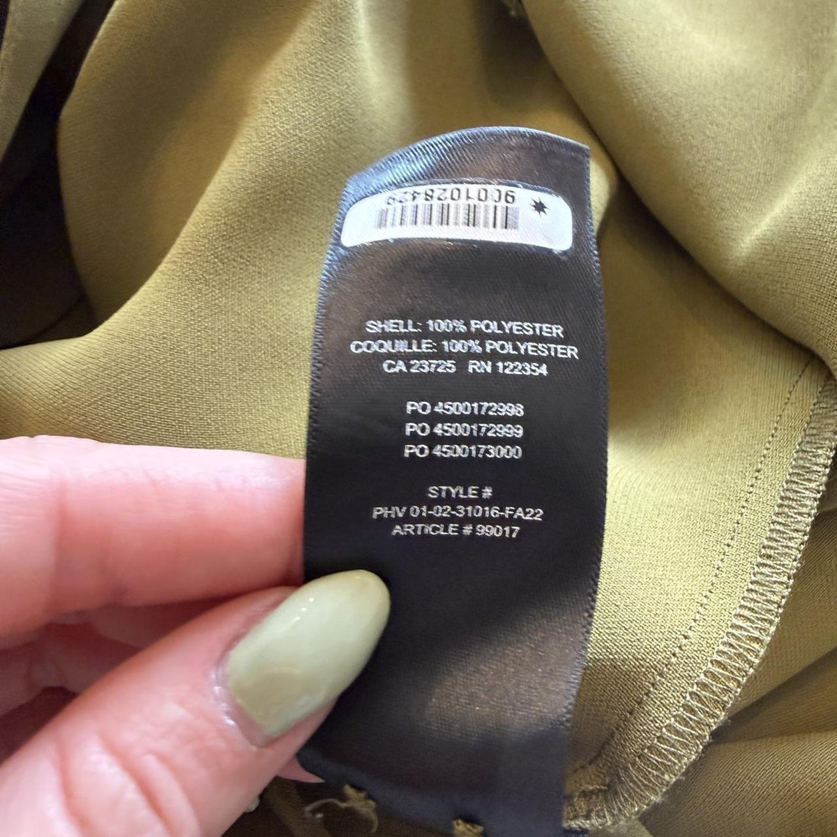 Aritzia Babaton Monacle Button Down Chartreuse Olive Blouse