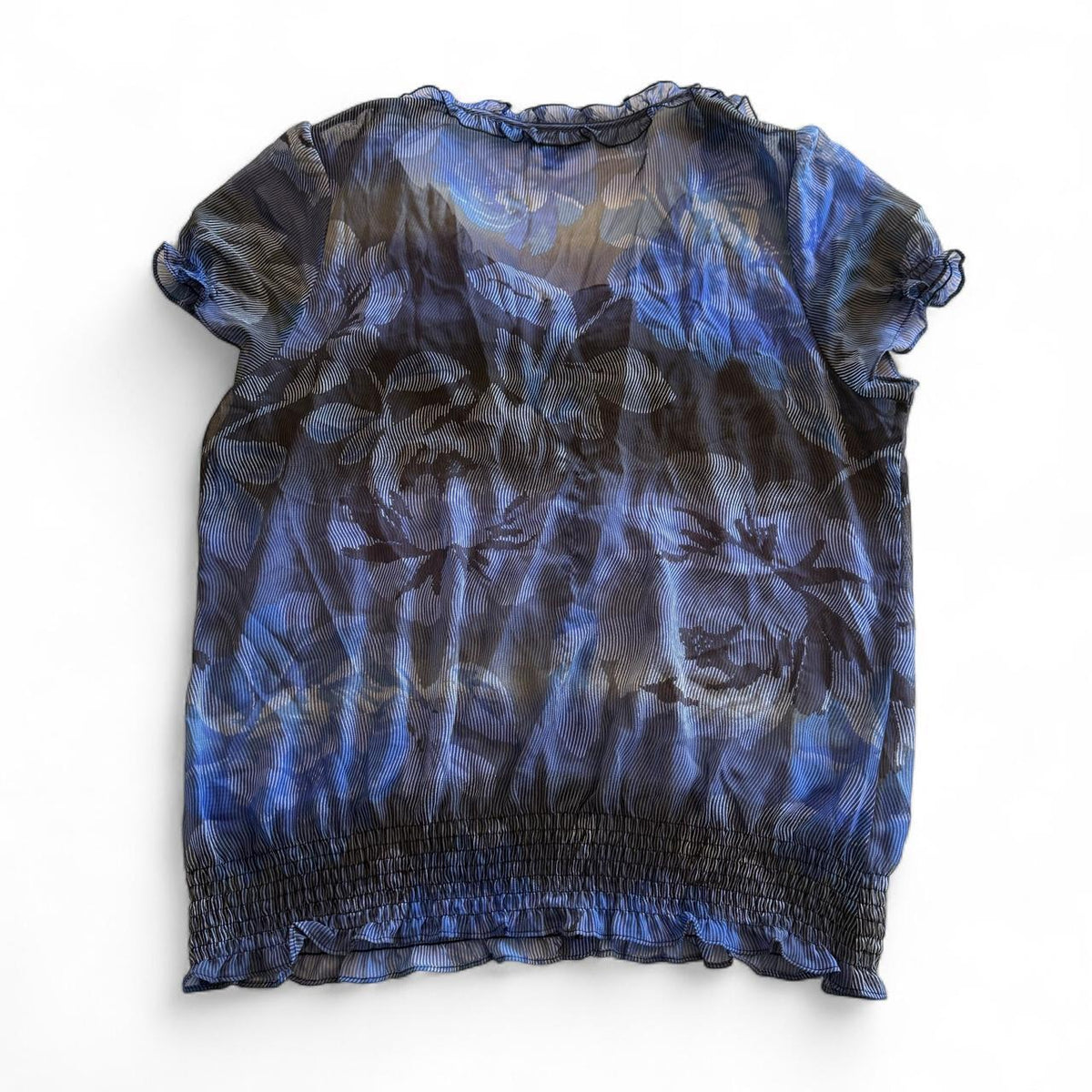 East 5th Whimsical Sheer Frilly Coquette Blouse