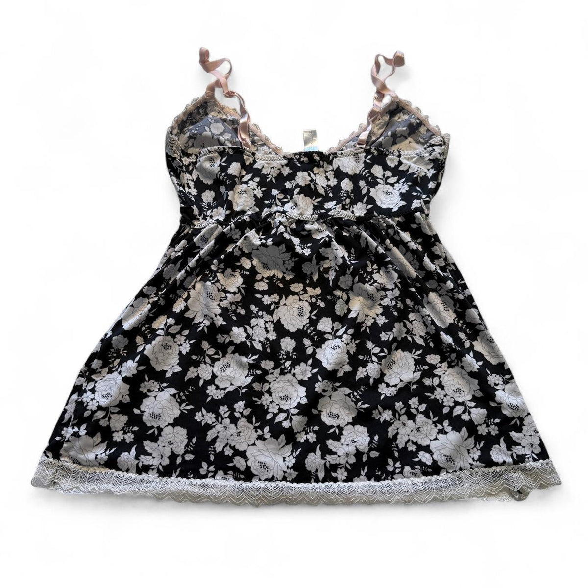 Marilyn Monroe Intimates Floral Lace Babydoll Cami Lace Trim Tank Top Coquette