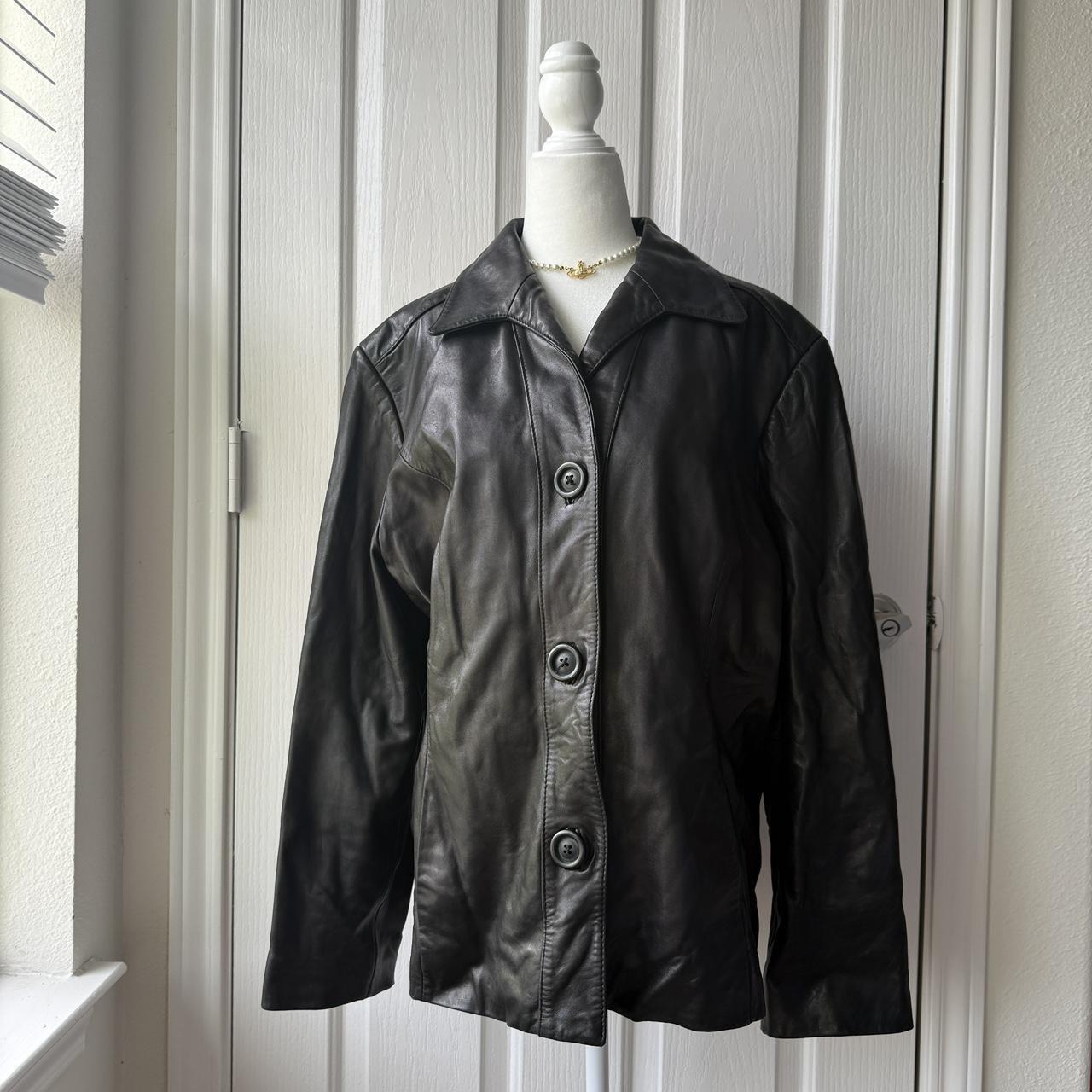 1990’s Genuine Lamb Skin Preston & York Leather Jacket