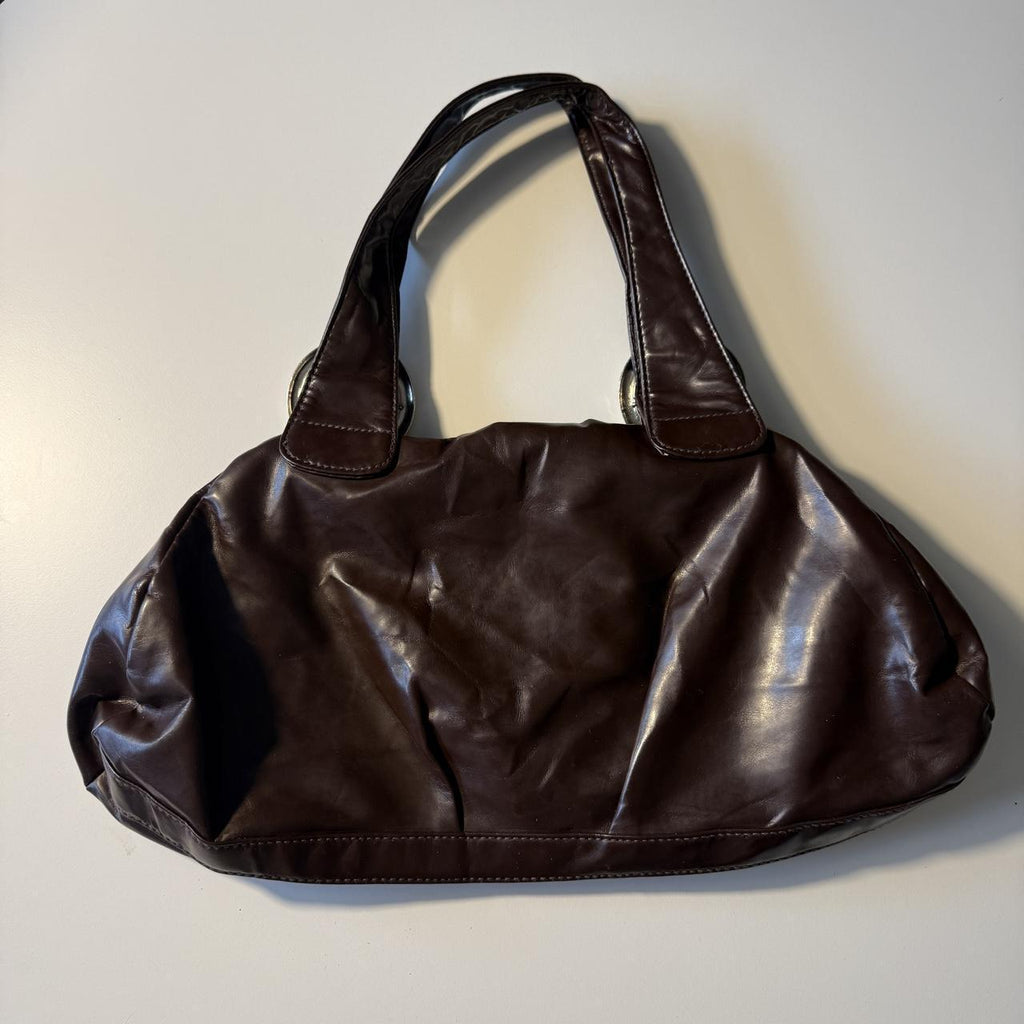 Faux Leather Shoulder Slouchy Hobo Bag Fall Winter Boho Chic