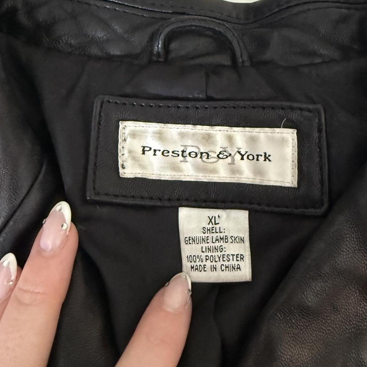 1990’s Genuine Lamb Skin Preston & York Leather Jacket