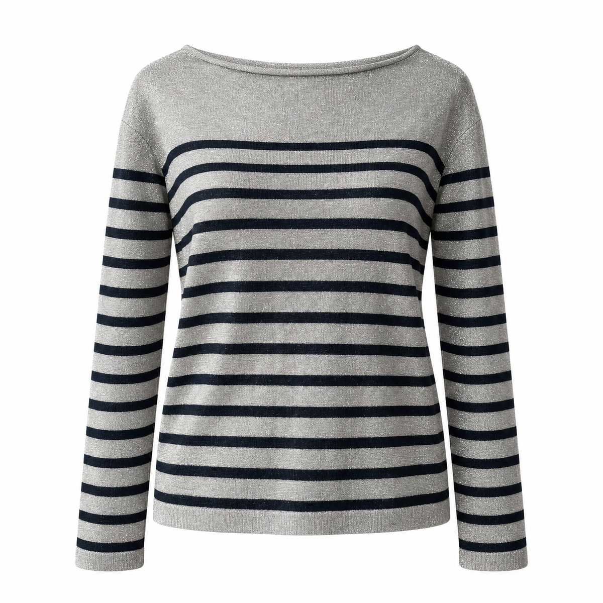 Jean Paul Gaultier Striped Sparkly Knit Lightweight Sweater Excellent Condition