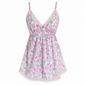 Y2K Vintage Floral Laura Ashley Floral Lace Trim Tank Top Women's XL