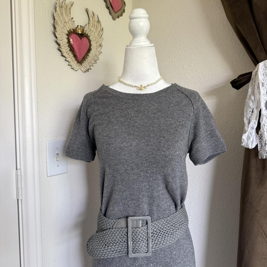 Rag & Bone Cashmere Knit Sweater Dress Cozy Fall Quiet Luxury Office School
