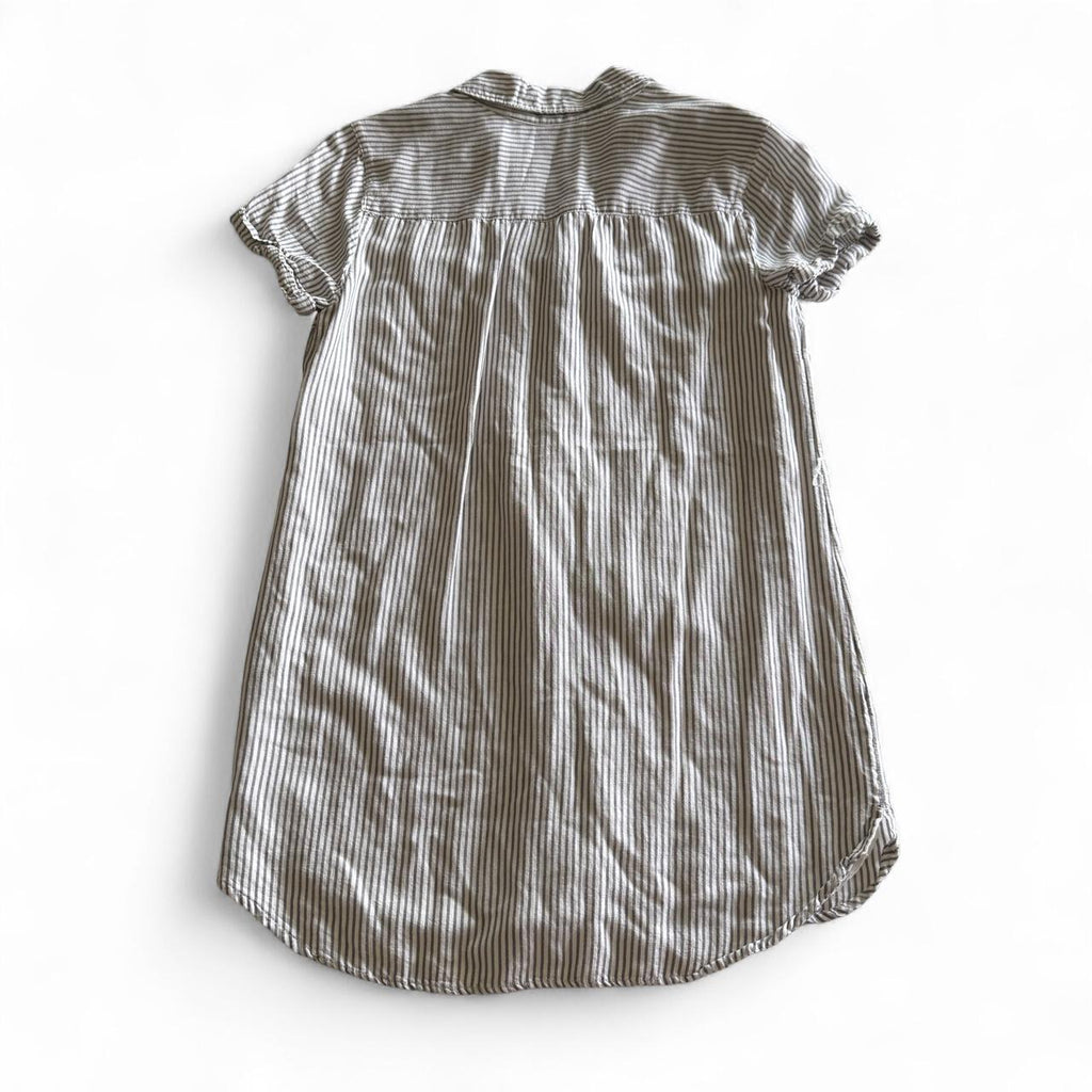 Abercrombie & Fitch Quiet Luxury Button Detail Mini Dress