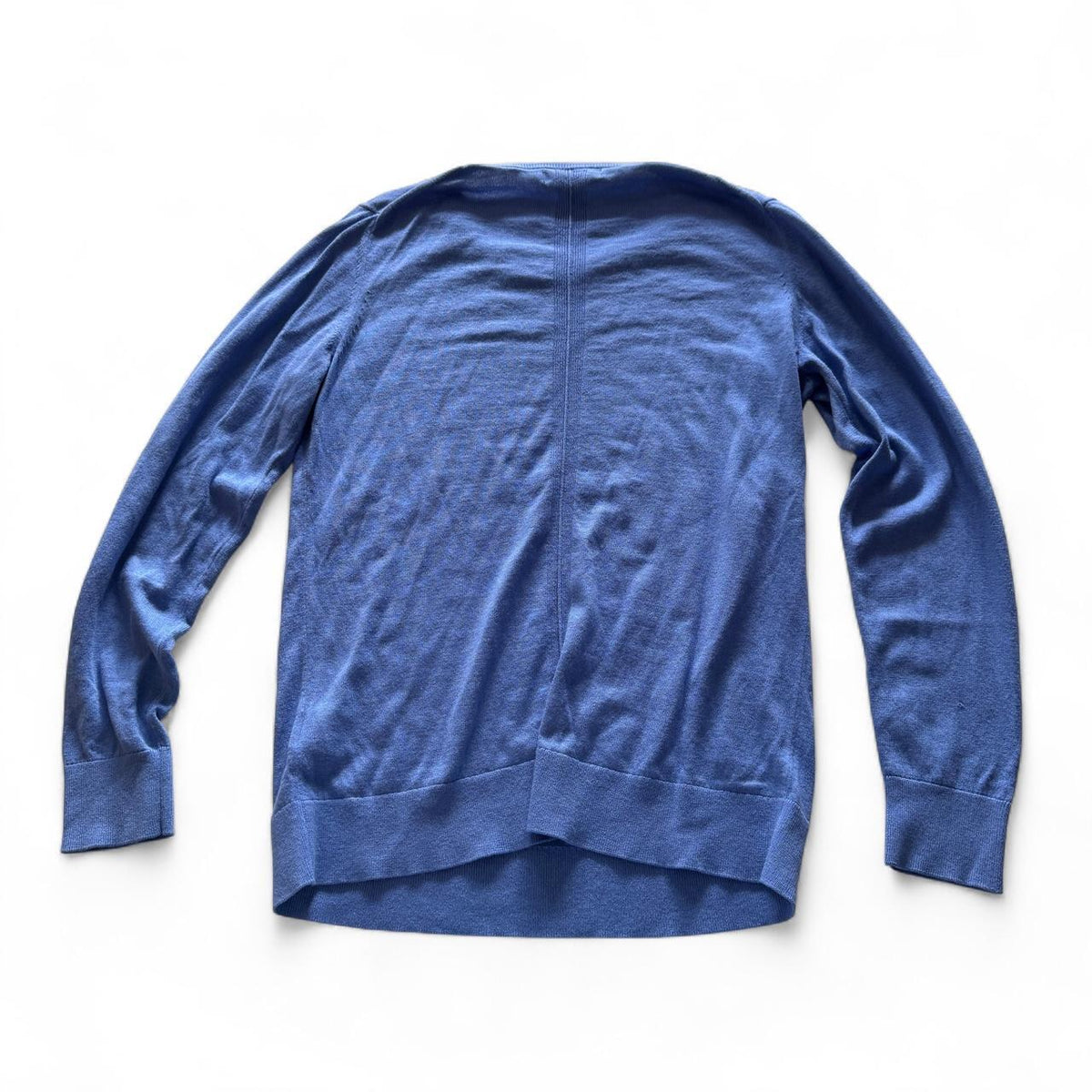 Banana Republic Silk Cashmere Luxury Sweater Bright Blue Size Medium