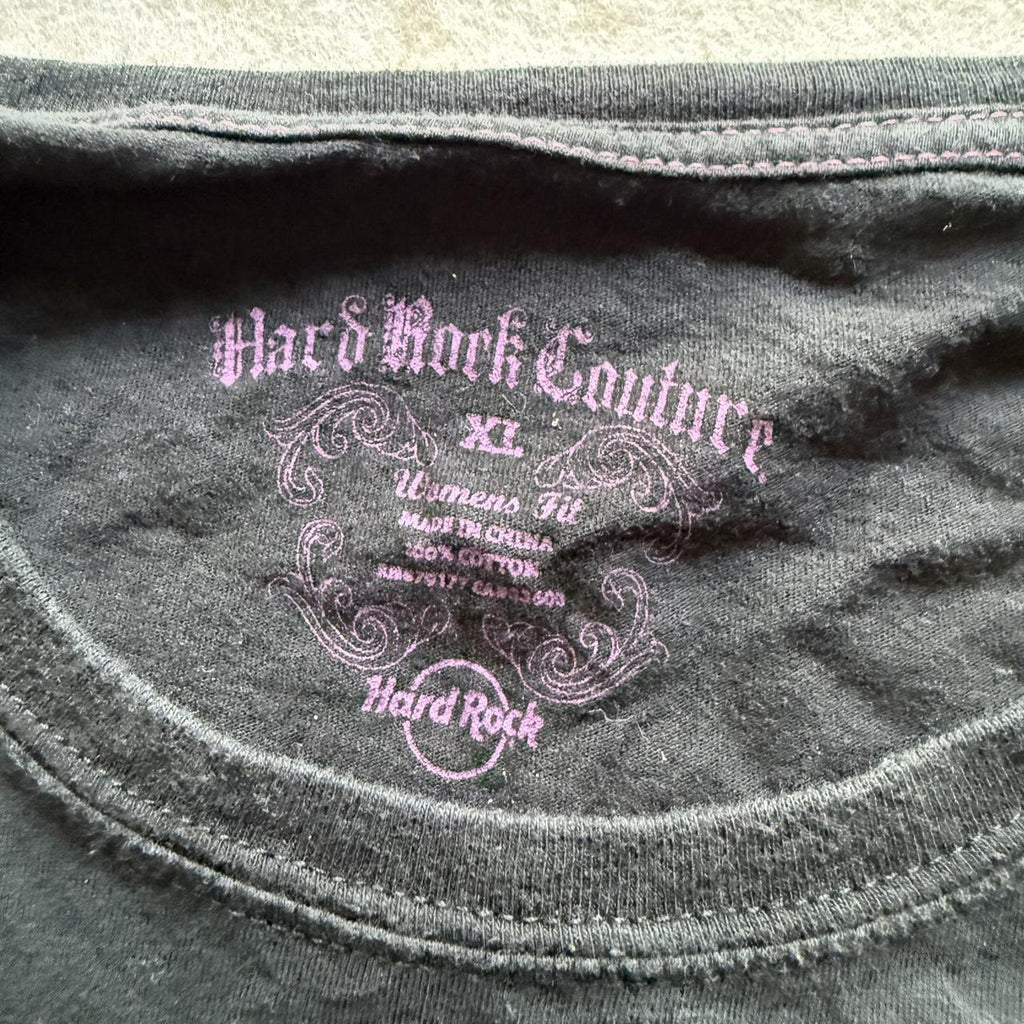 Y2K Hard Rock Cafe Baby Tee Size XL