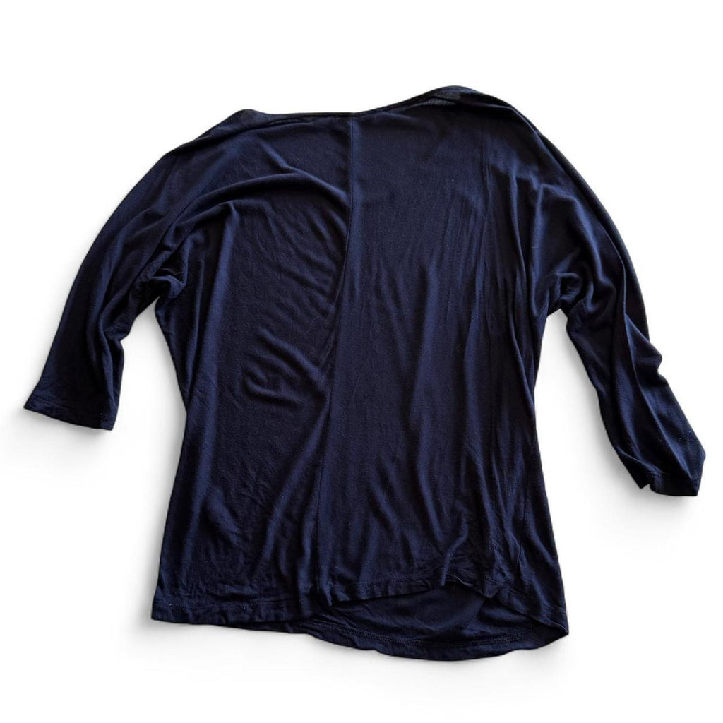 Vince Raglan 3/4 Sleeve Blouse Corporate Soft Fall Layering