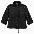 thriftalina Maurices Lightweight Fall Layering Jacket Cozy Bella Swan Girly Button Detail