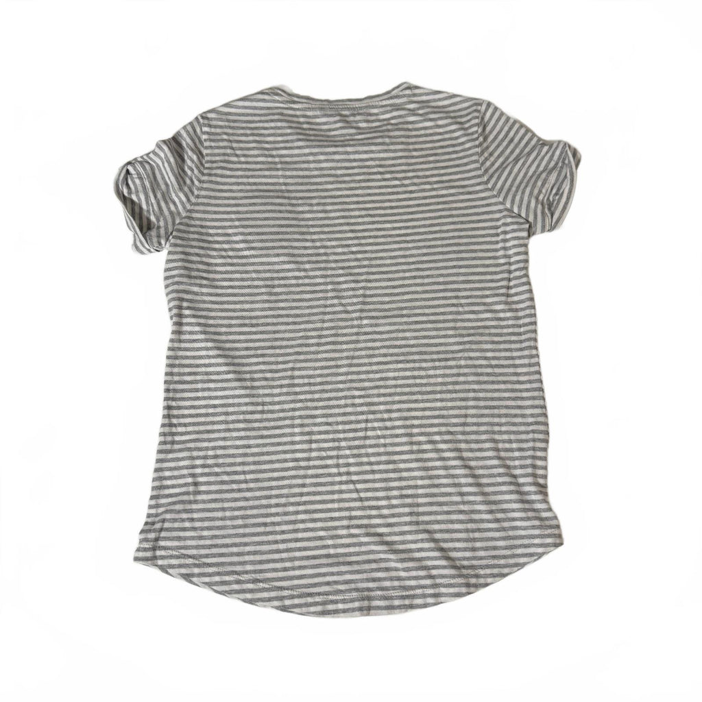 Lauren Ralph Lauren Striped T-Shirt Patch Detail Quiet Luxury Back to School