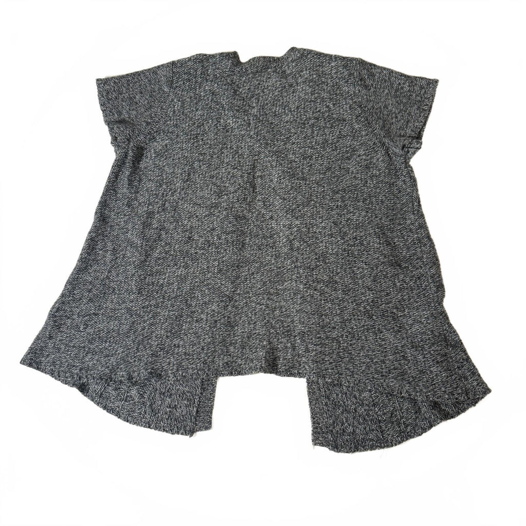 Faded Glory Button Detail Gray Knit Cardigan Sweater Mini Dress/Tunic Fall Cozy