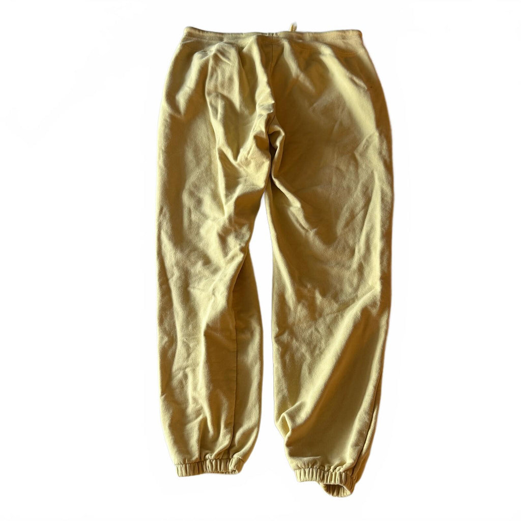 Gap Logo Banana Yellow Sweatpants Joggers Sz S Cozy Fall Back to School Trendy