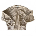 Vintage Members Only Iconic Racer Jacket Sz Medium Long Khaki Tan 80s 90s Era