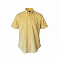 Polo Ralph Lauren Blake Fit Yellow Oxford Short Sleeve Button Down Sz L