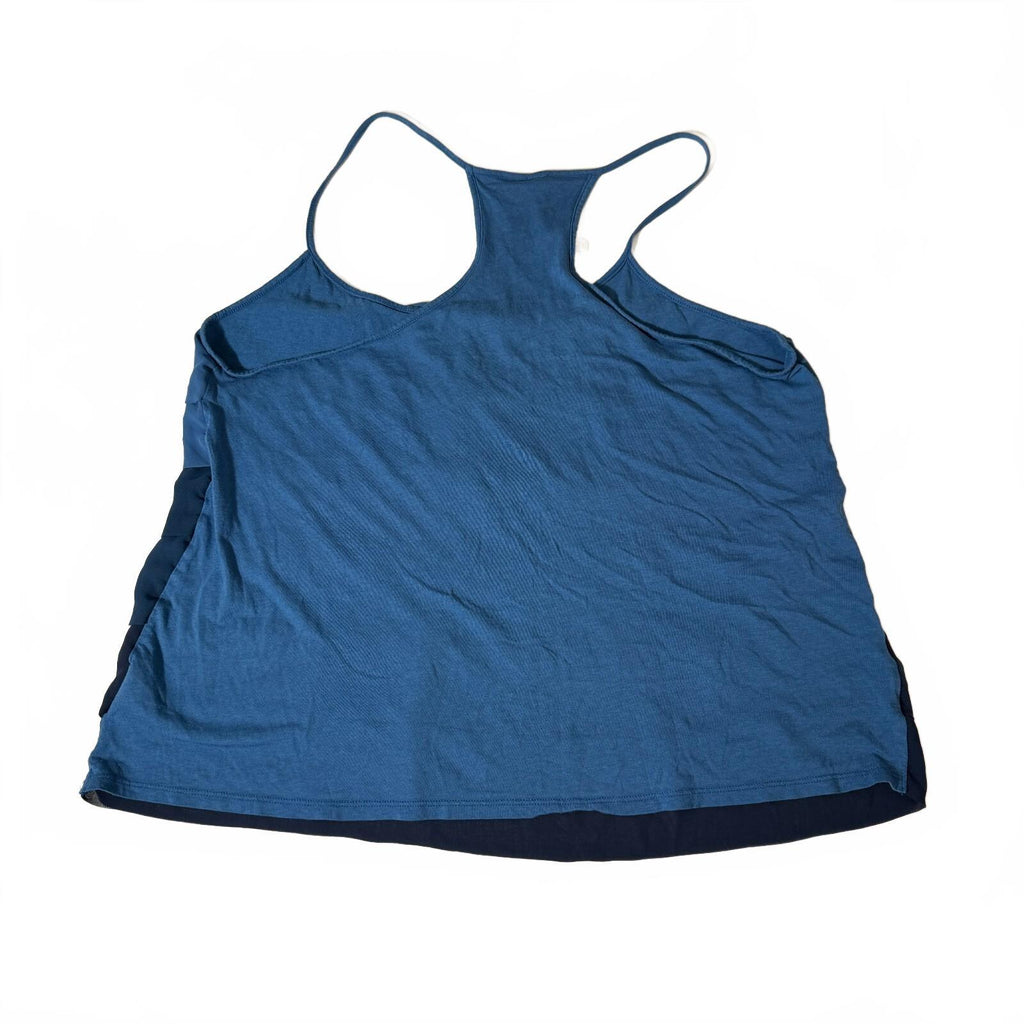 LC Lauren Conrad Tiered Ruffled Racerback Tank Top Mermaid H20 Surfer Coastal