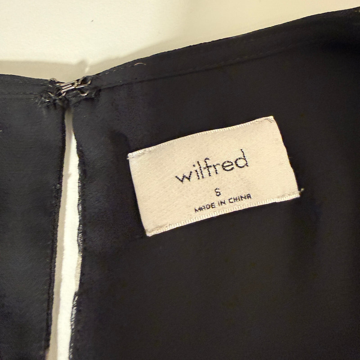 Wilfred by Aritzia Casanova Polka Dot Mini Dress Quiet Luxury Office Date Night