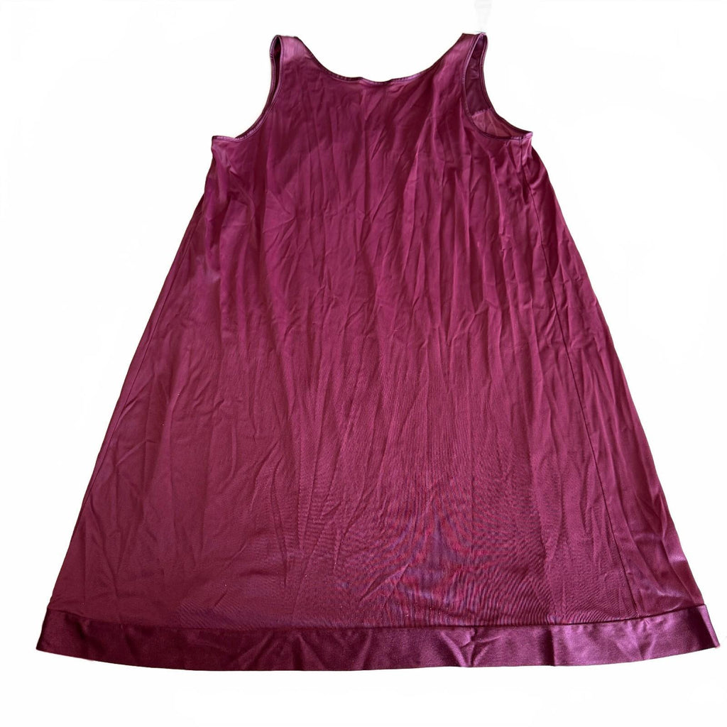 Vintage Vanity Fair Purple Nightgown Women's Romantic Chemise