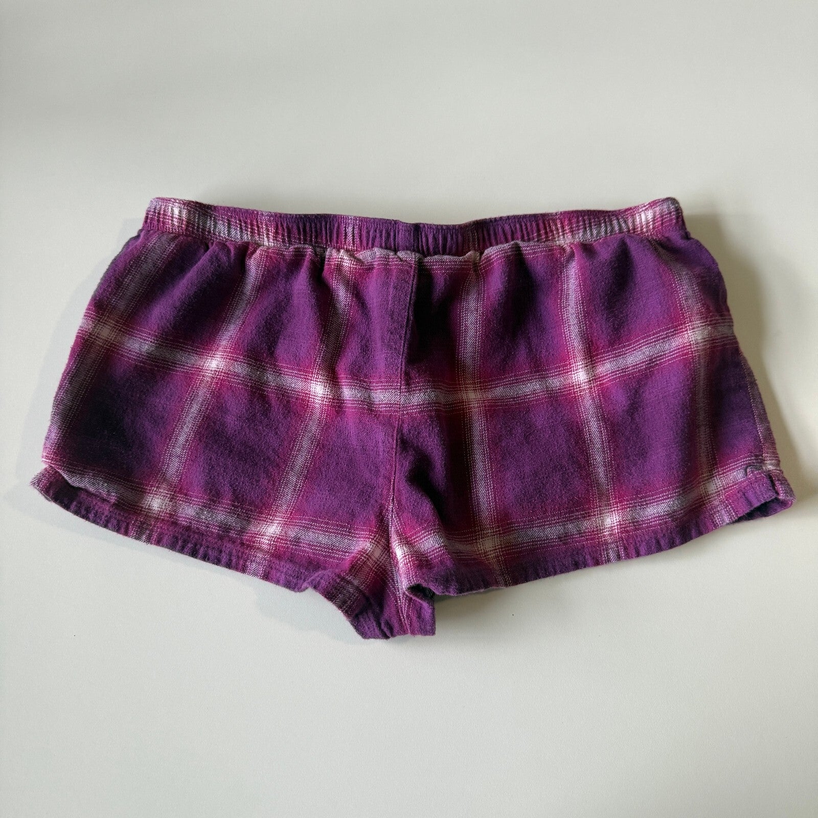 Skims Flannel Cheeky Sleep Boxer in Lollipop Size Small