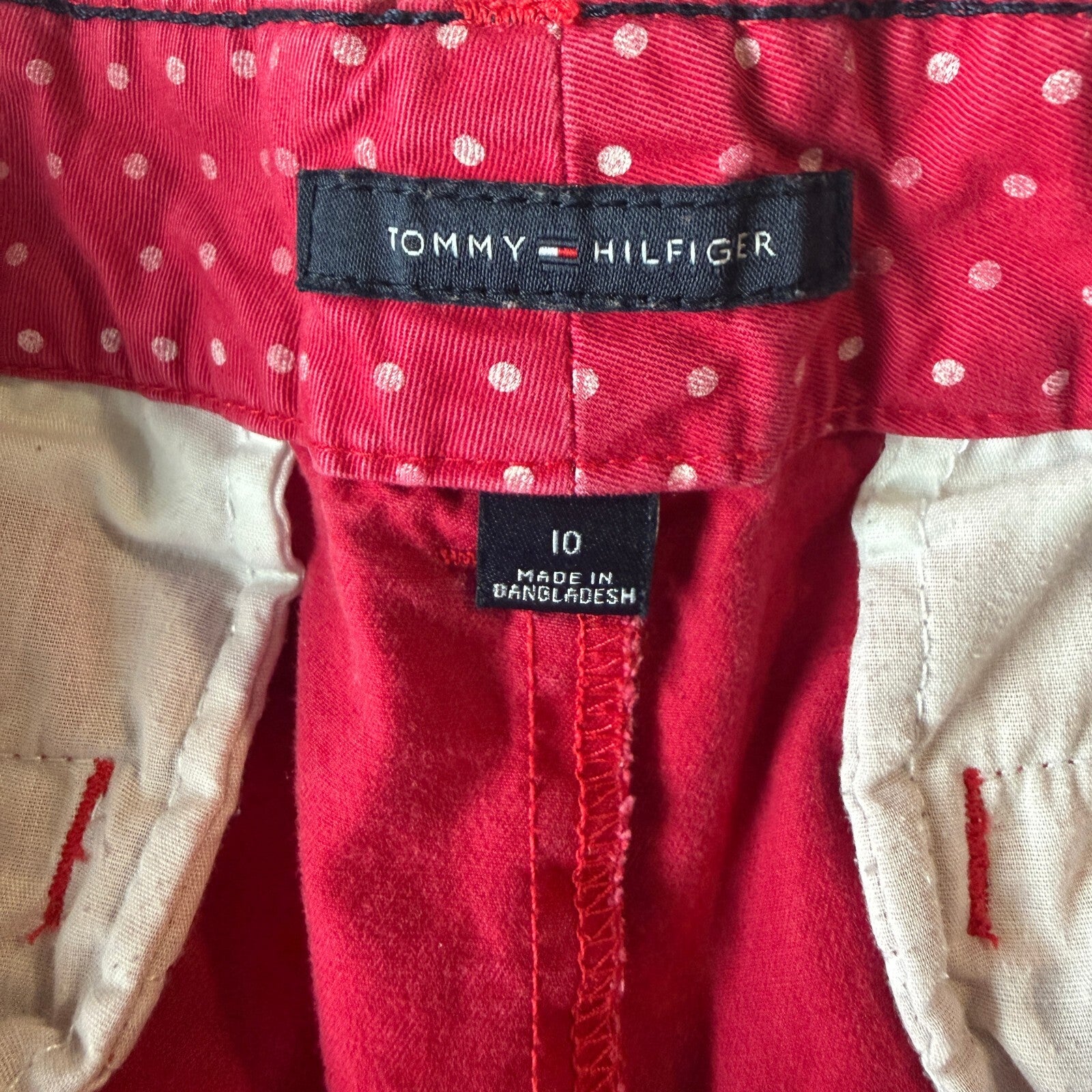 Tommy Hilfiger Women's Polka Dot Shorts Size 10