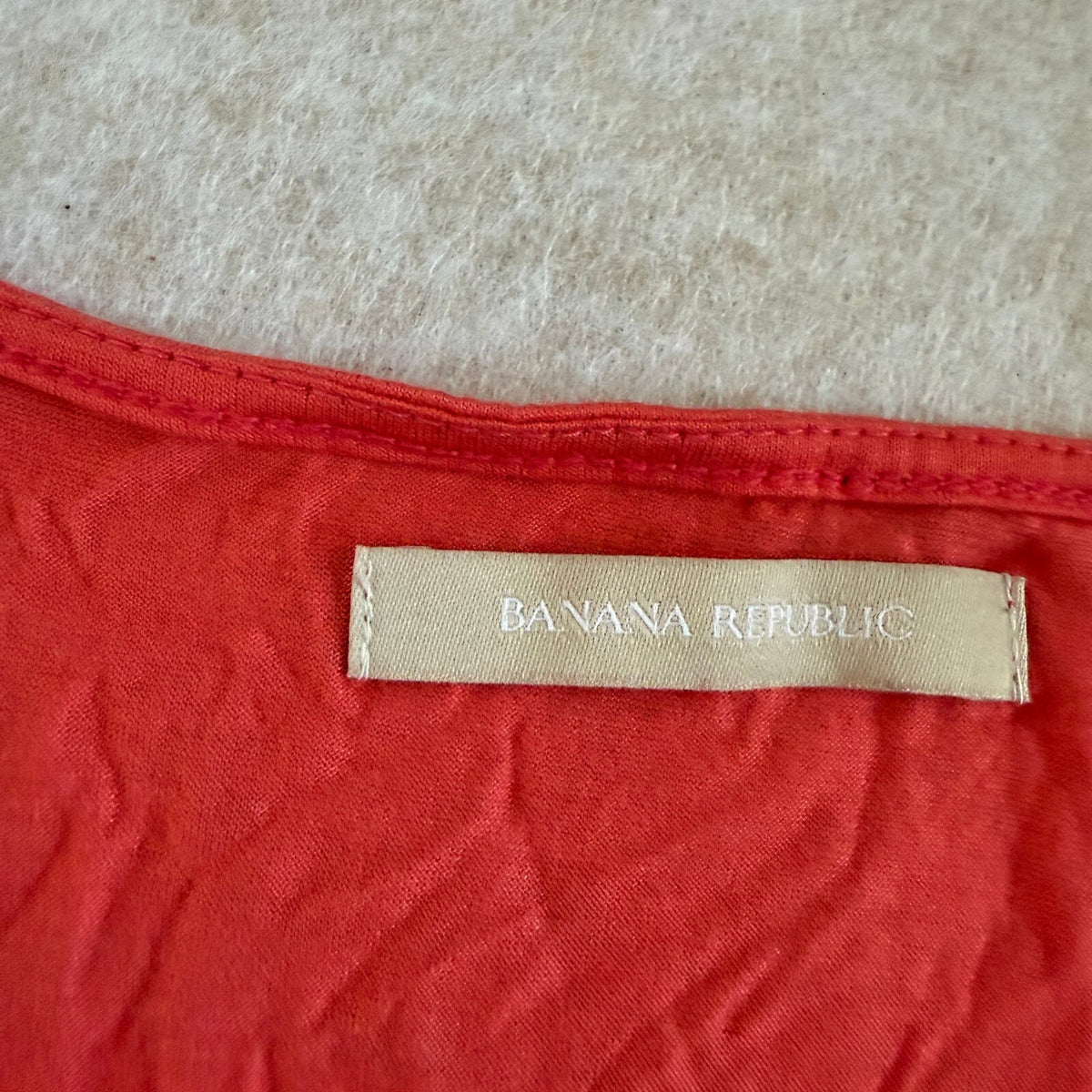 Banana Republic Peach Sleeveless Embroidered Sequin Tank Top Fairycore