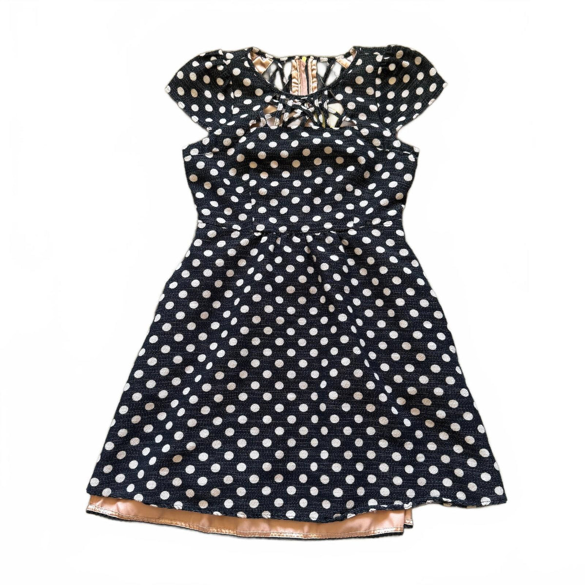 Maeve Anthropologie Nikola Polka Dot Lattice Dress Twee Balletcore Tumblr Sz 2
