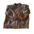 Vintage Genuine Leather Express Pilot Jacket Mens M Distressed Moto Bomber