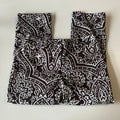 Funky Patterned Paisley 70's Printed Cotton Capris Women's Sz 4
