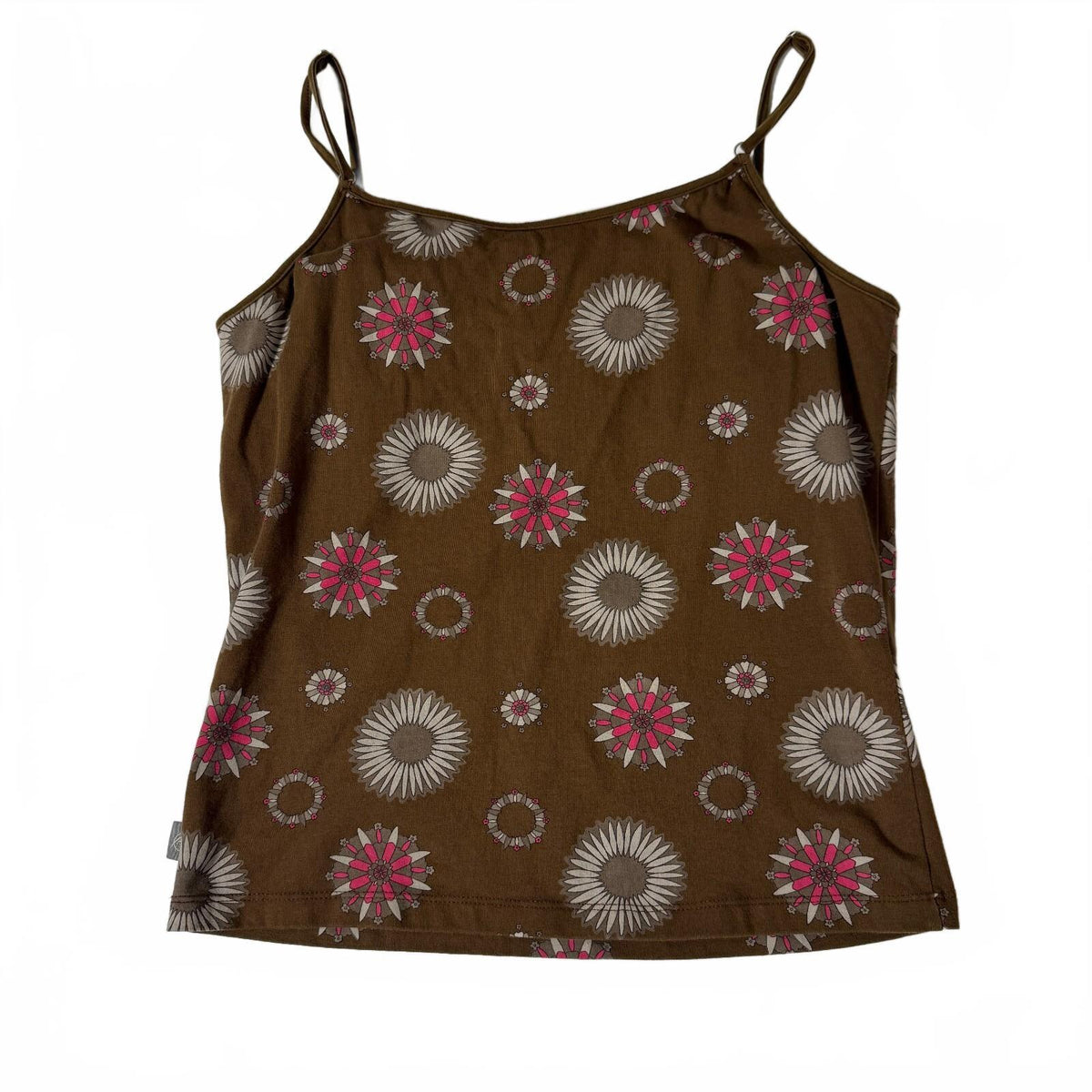 The North Face Floral Shelf Bra Tank Top Camisole Excellent Condition Sz M