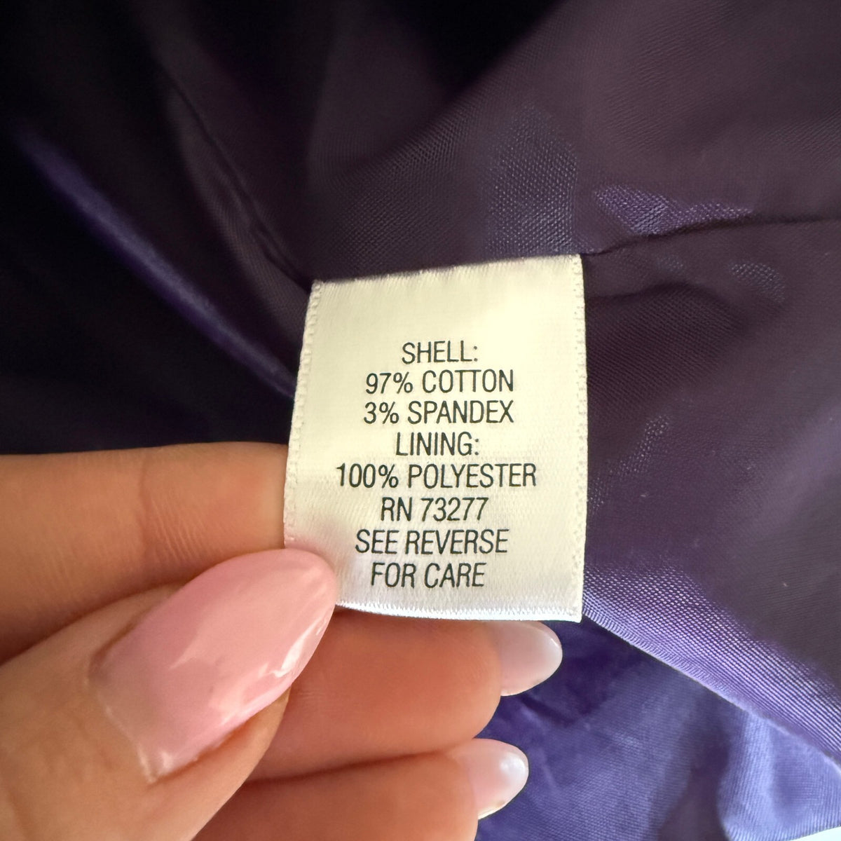 Elle Purple Peplum Jacket Ruffle Collar Balloon Sleeve Coquette Dark Academia S
