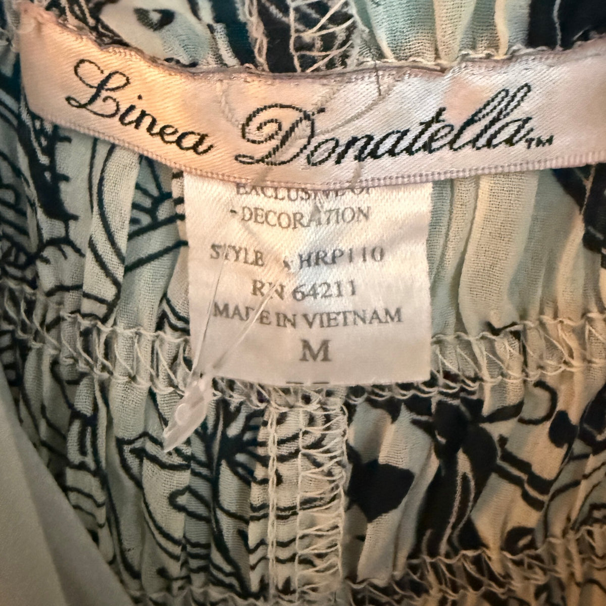 Linea Donatella Whimsigoth Coquette Black and White Paisley Slip Dress Ruffled