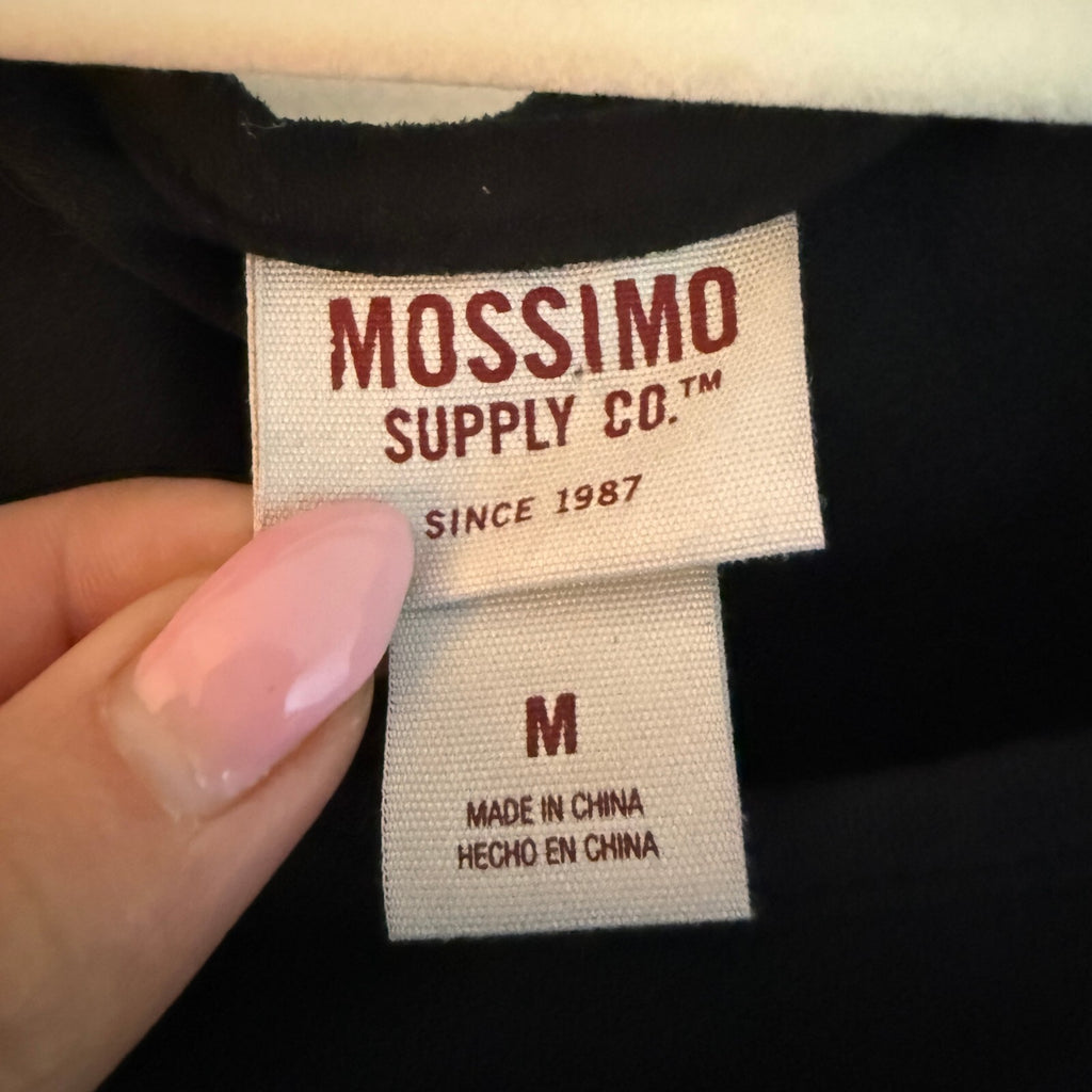 Mossimo Supply Co. Black Western Boho Sleeveless Fringe Tank Top Size M Fall