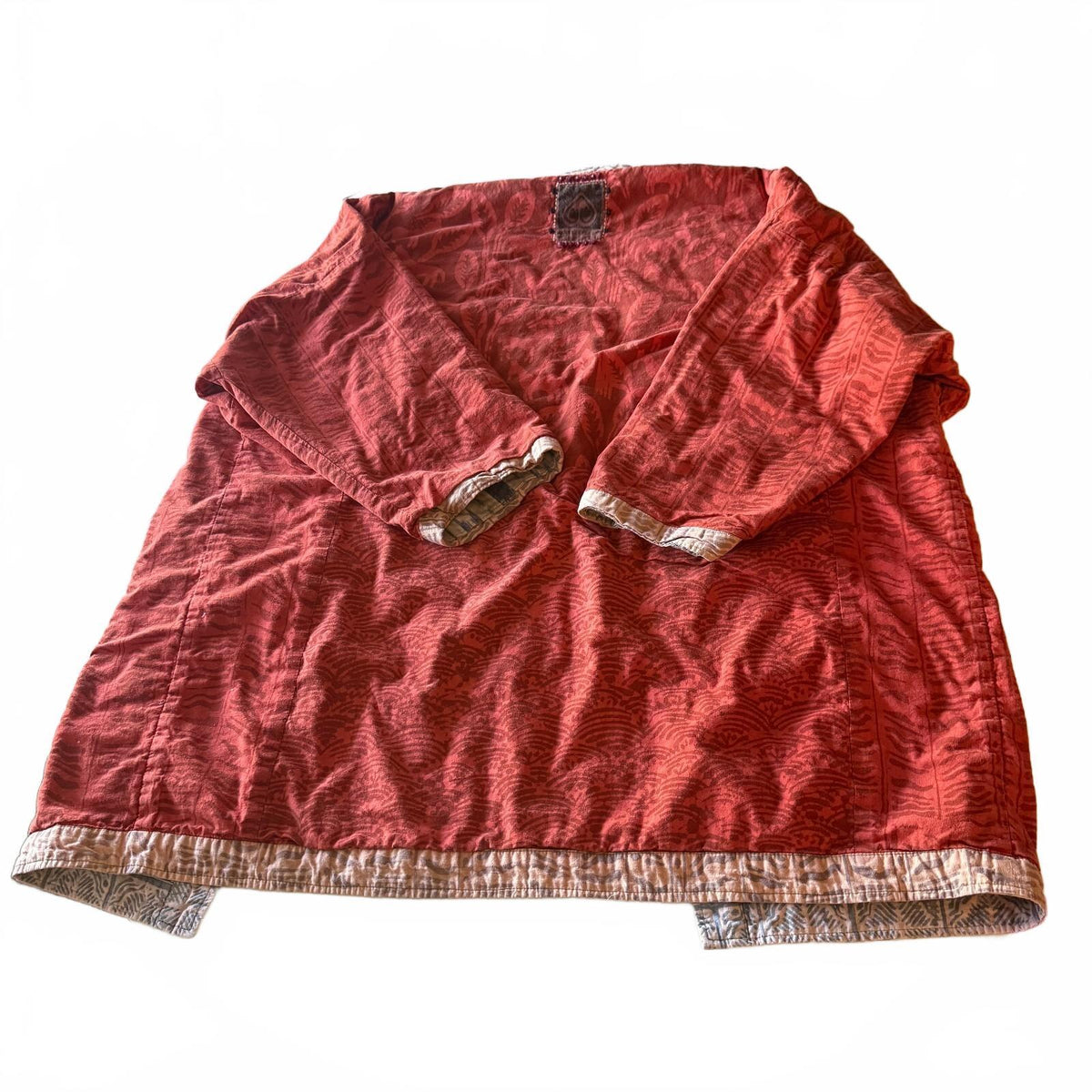 Marketplace India Reversible Kantha Kimono Jacket Boho Fair Trade Bohemian Coat