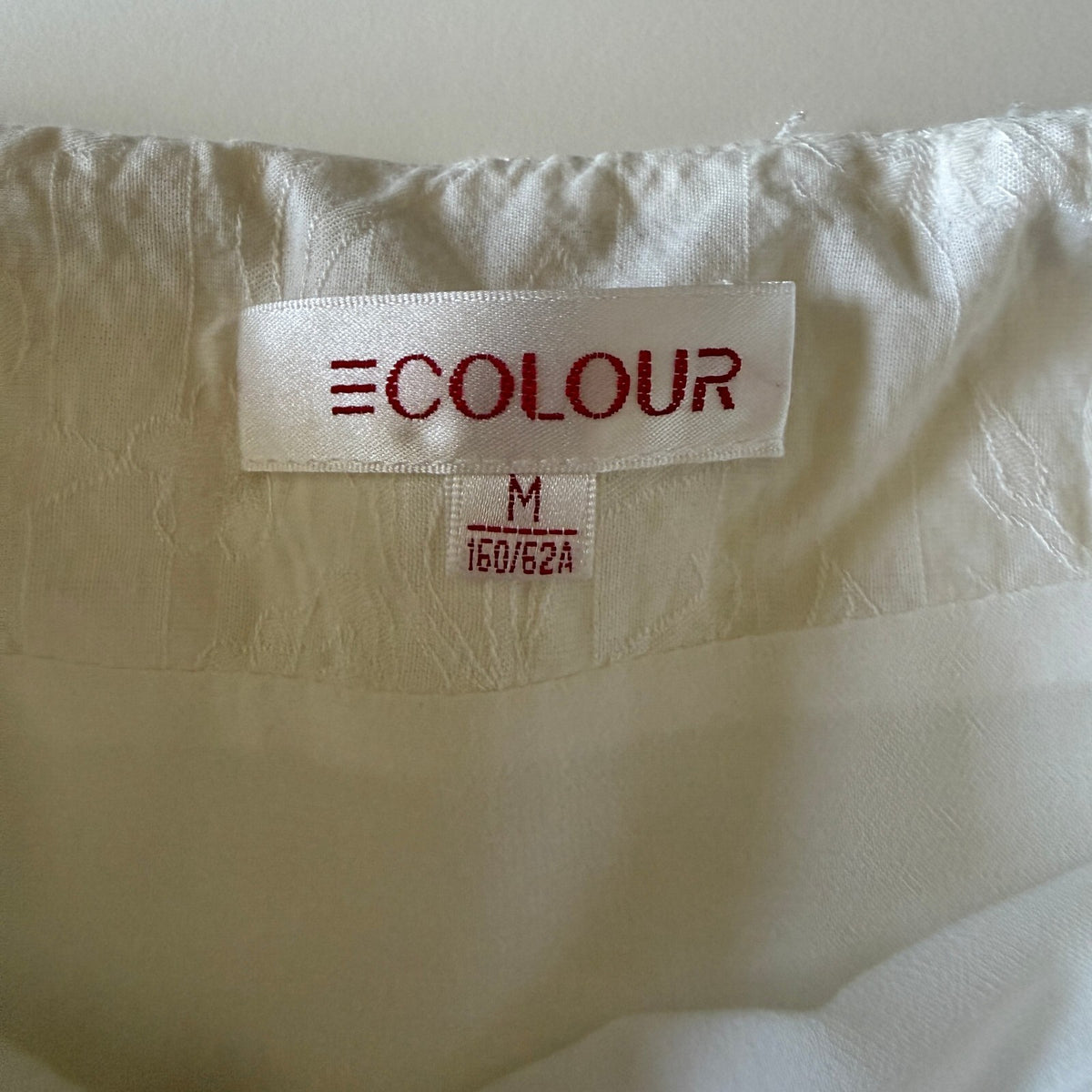 White Jacquard Tiered Skirt Ribbon Trim Cottagecore Fairycore Softgirl M