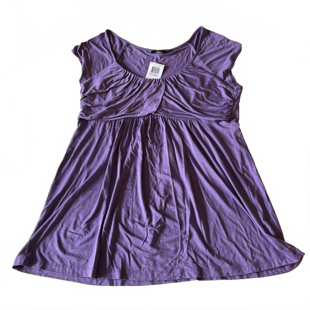 Soprano Clothing Early 2000s Purple Babydoll Top