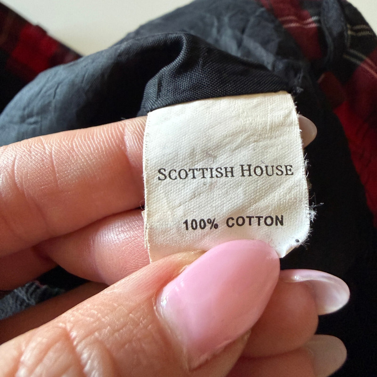 Scottish House Black Corduroy Mini Skirt Plaid Bow Rhinestone Dog Sz L Y2K
